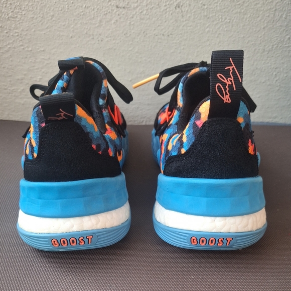 Adidas Men's Trae Young Shoes Core Black Sky Rush Size 8.5 - Picture 6 of 11